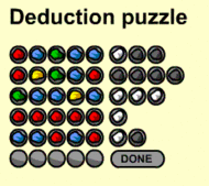 Deducrion online puzzle screenshot